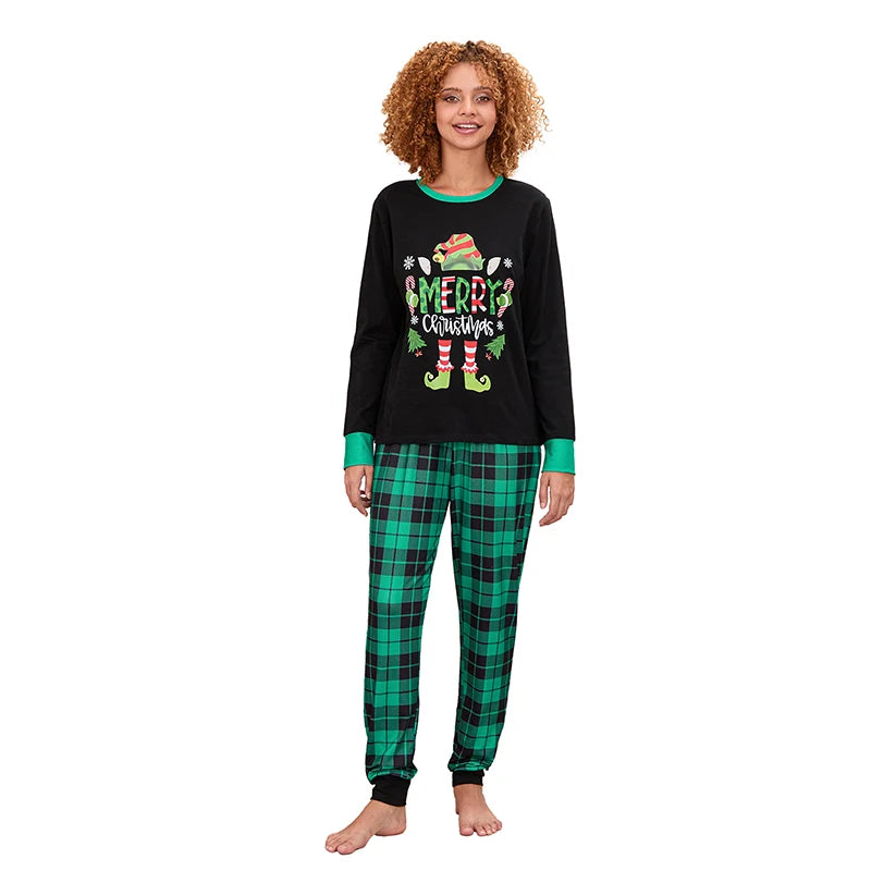 Elf Family Matching Christmas Pajama Set – Adults, Kids, Baby & Pet