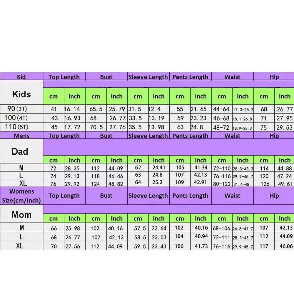 Long Sleeve Holiday Sets Sleepwear Set