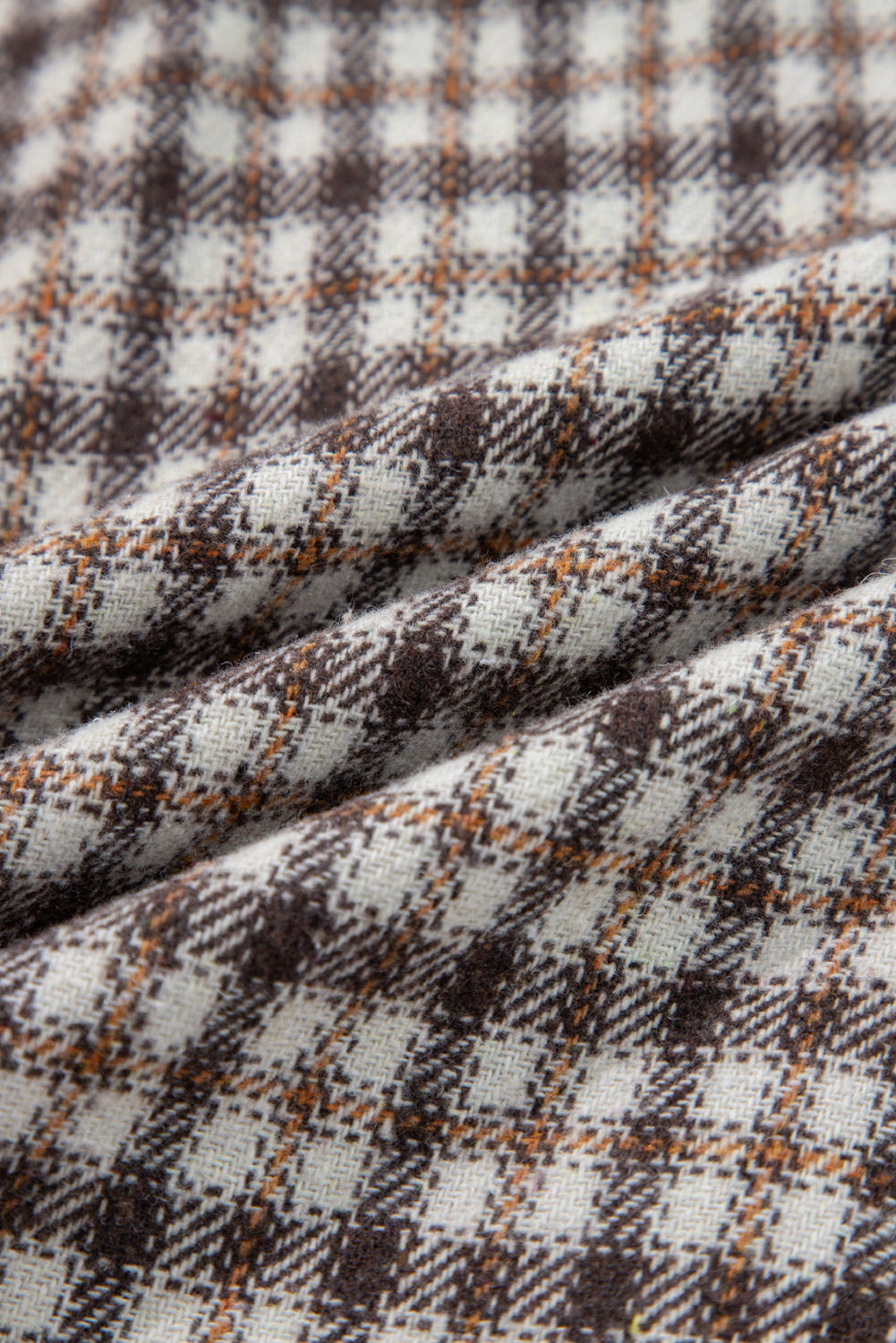 Casual Corduroy Plaid Shacket