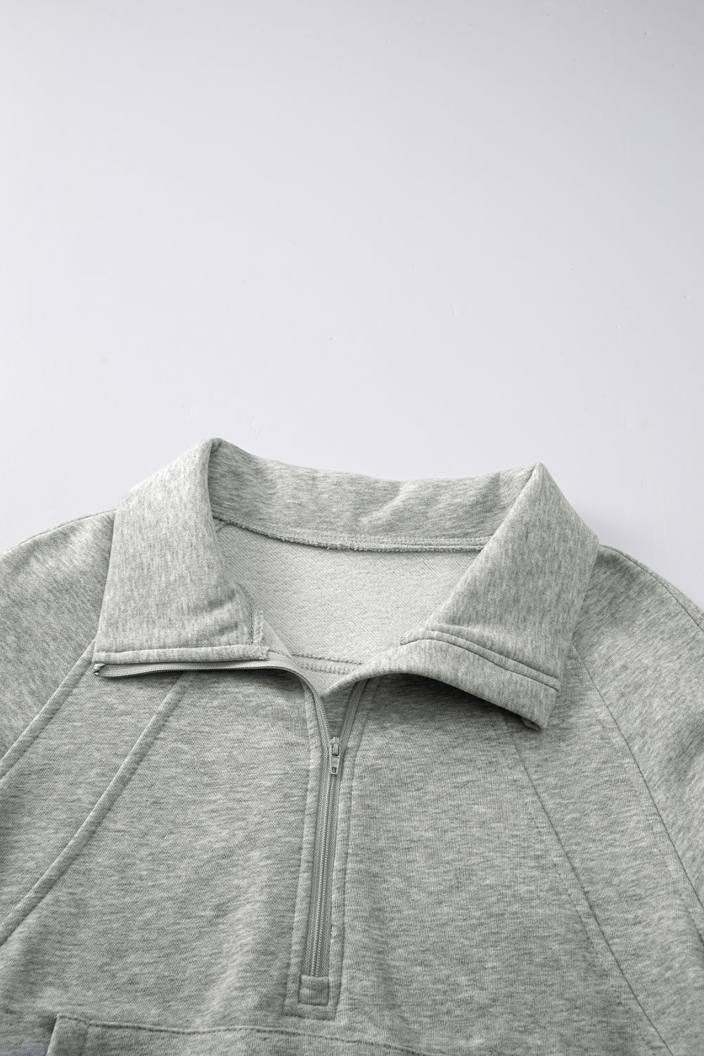 Chic Comfort Half-Zip Pullover – Heather Gray