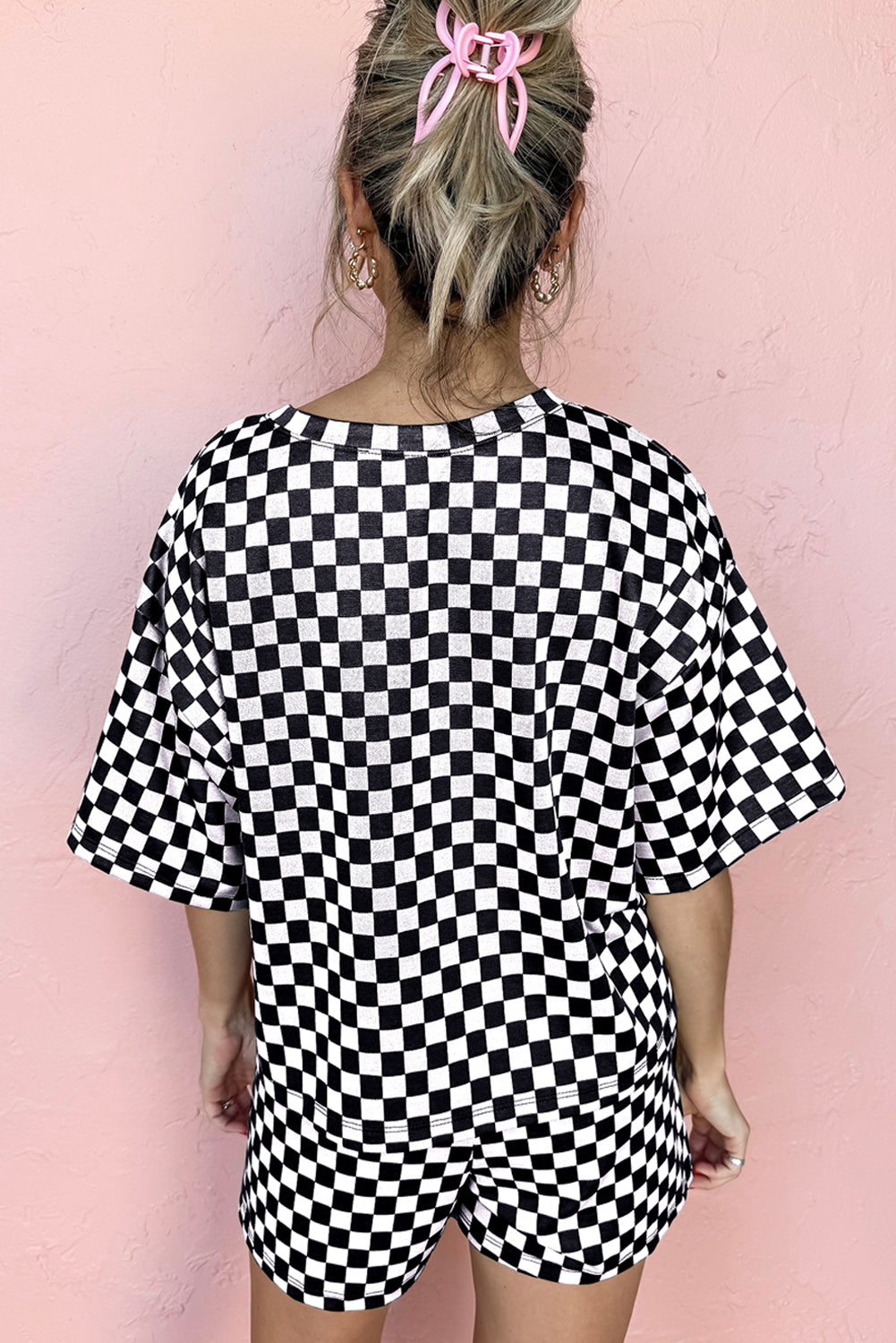 Checkmate Lounge Set – Black & White