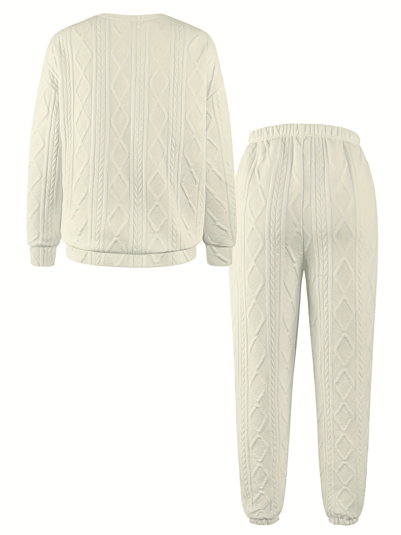 It’s Me Loungewear Set - Oversized Sweater & Cuffed Pants Two-Piece