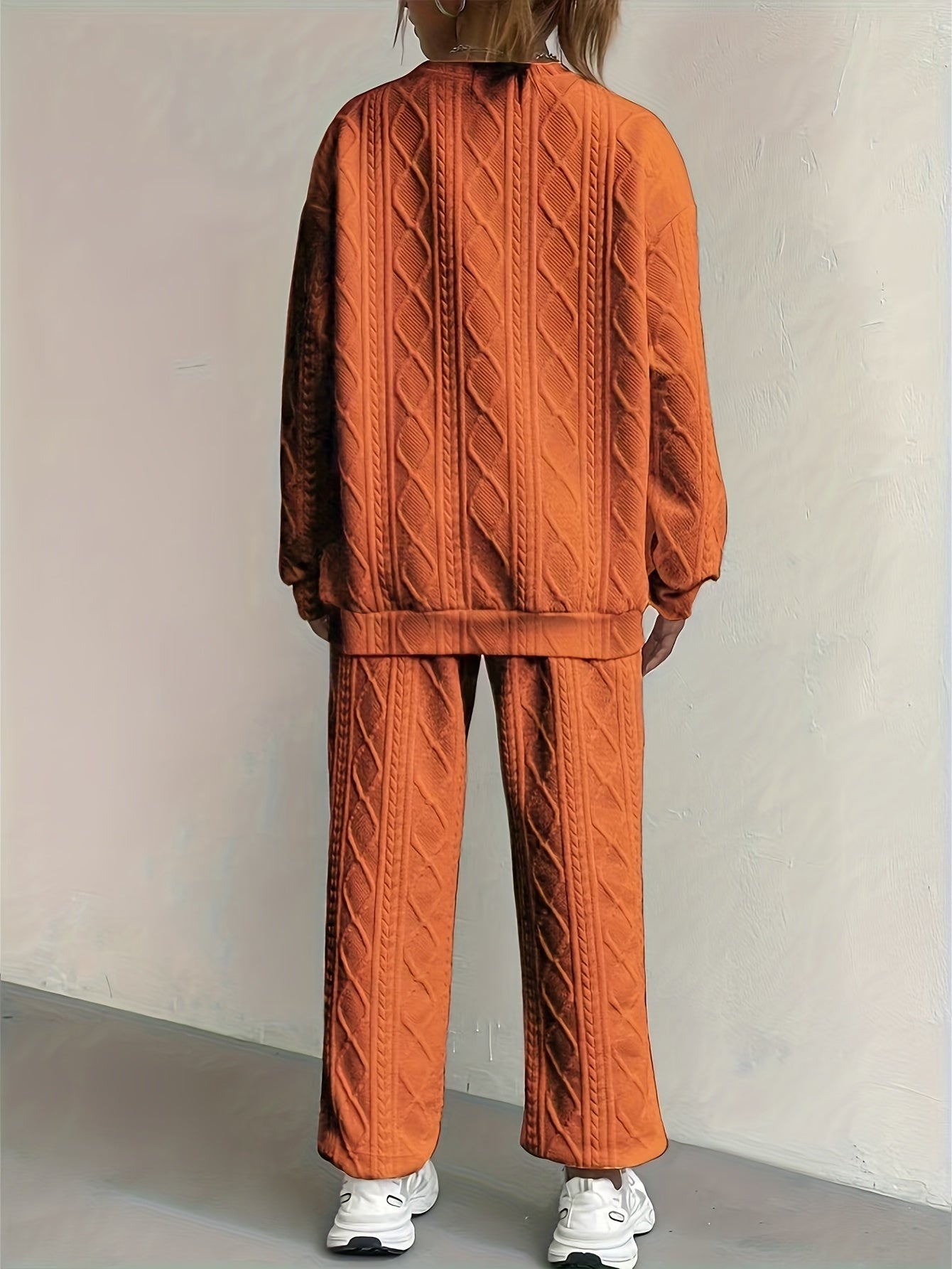 It’s Me Loungewear Set - Oversized Sweater & Cuffed Pants Two-Piece