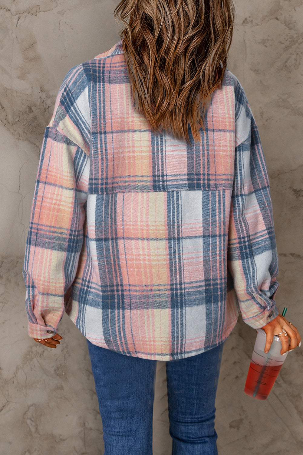 Brown Plaid Shacket