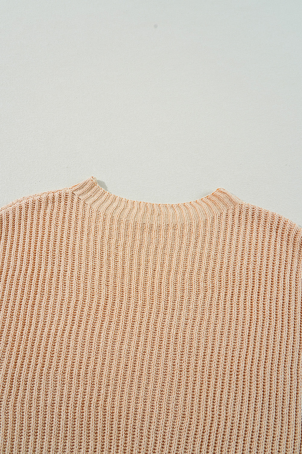 Apricot Drop Shoulder Sweater