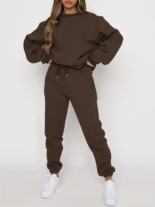 Cozy & Cute Winter Pullover Pants Set