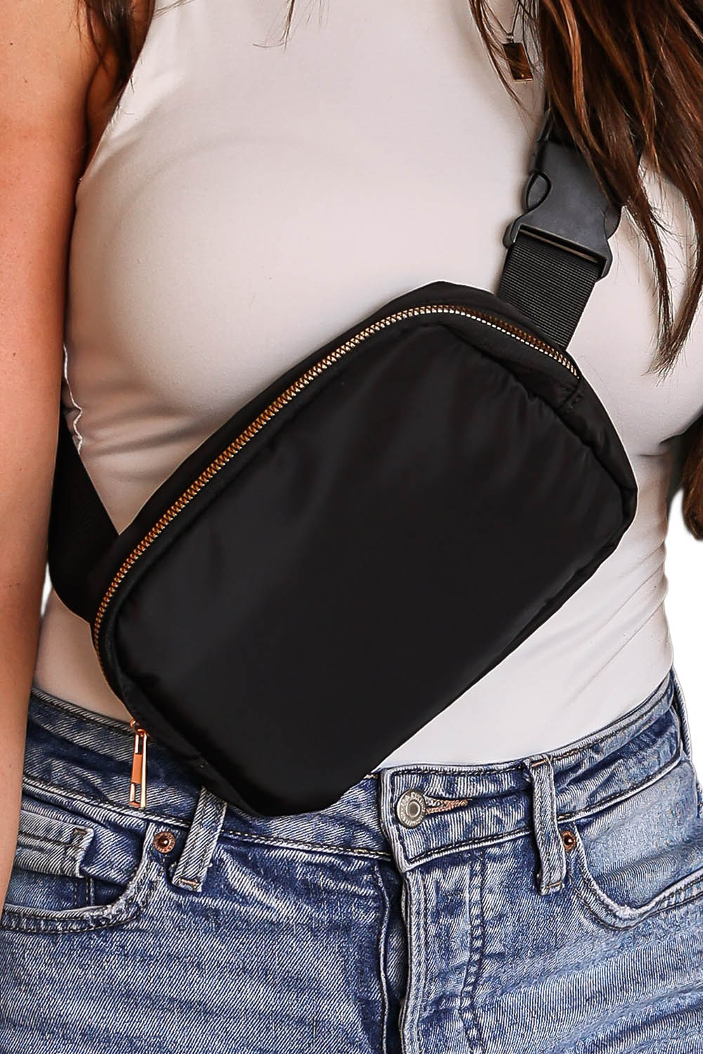 Black Crossbody Chest Bag