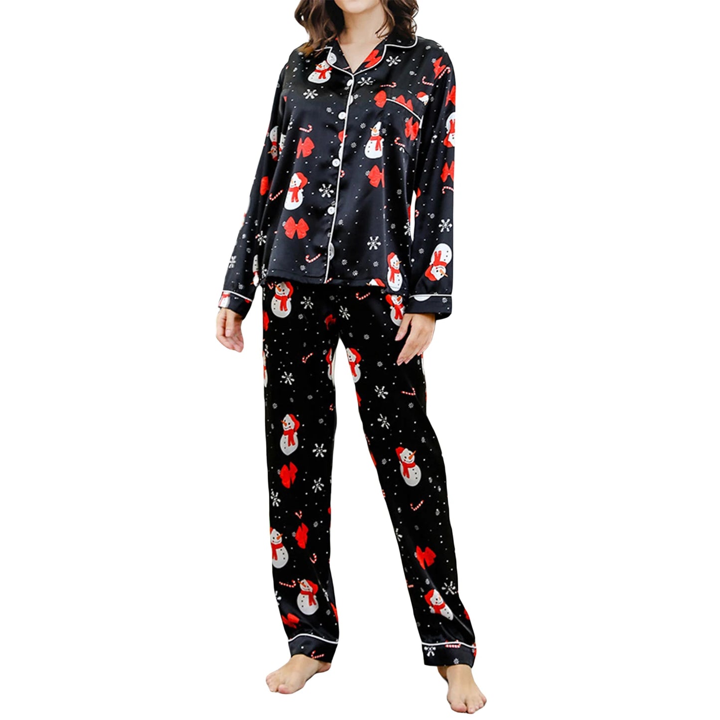 Gift 2 Piece Pajamas Set Long Sleeve