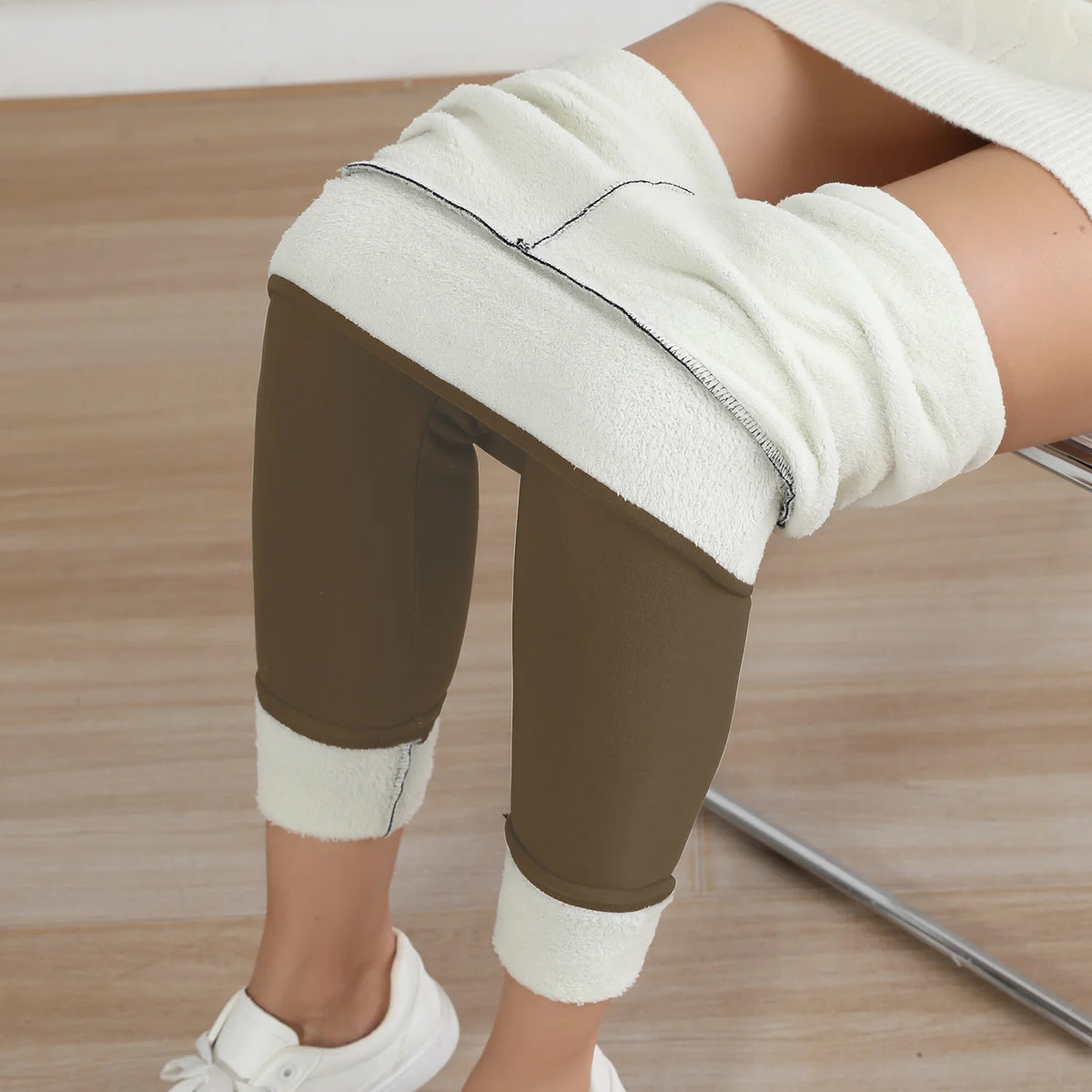 Velvet Leggings High Waist