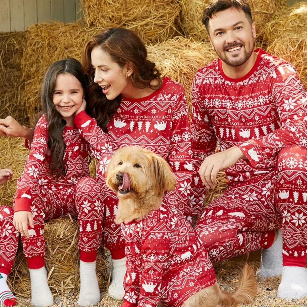 Long Sleeve Holiday Sets Sleepwear Set