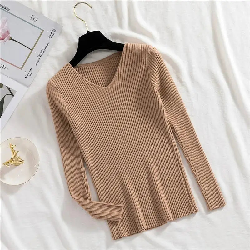 Long Sleeve Knitted Pullovers