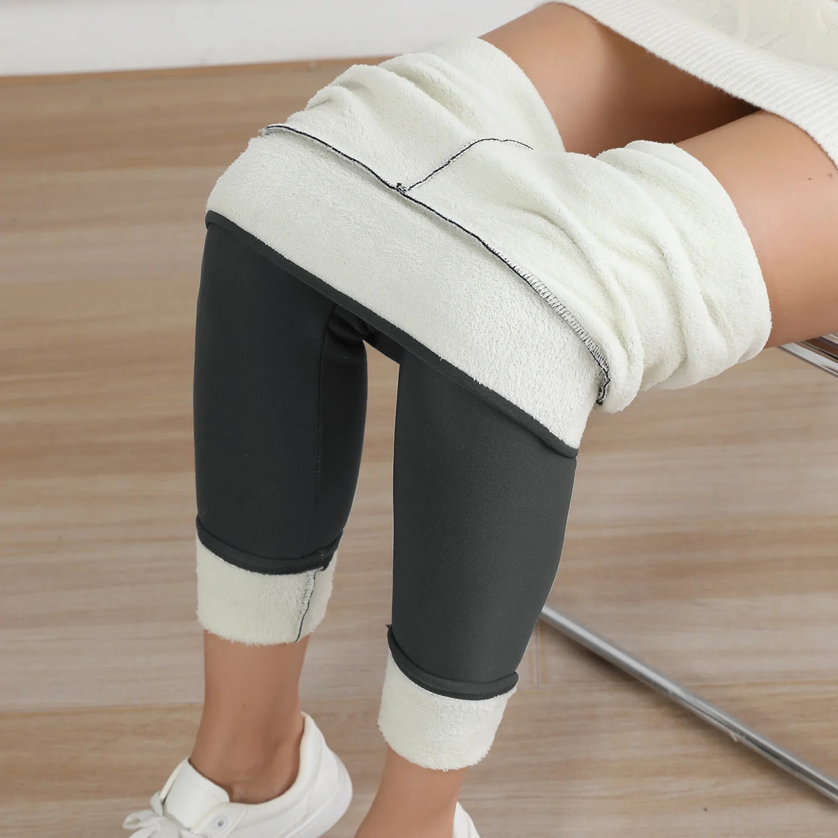 Velvet Leggings High Waist