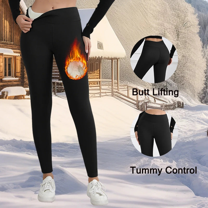 Velvet Leggings High Waist