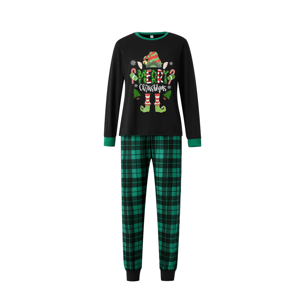 Christmas Kids Matching Pajamas Reindeer
