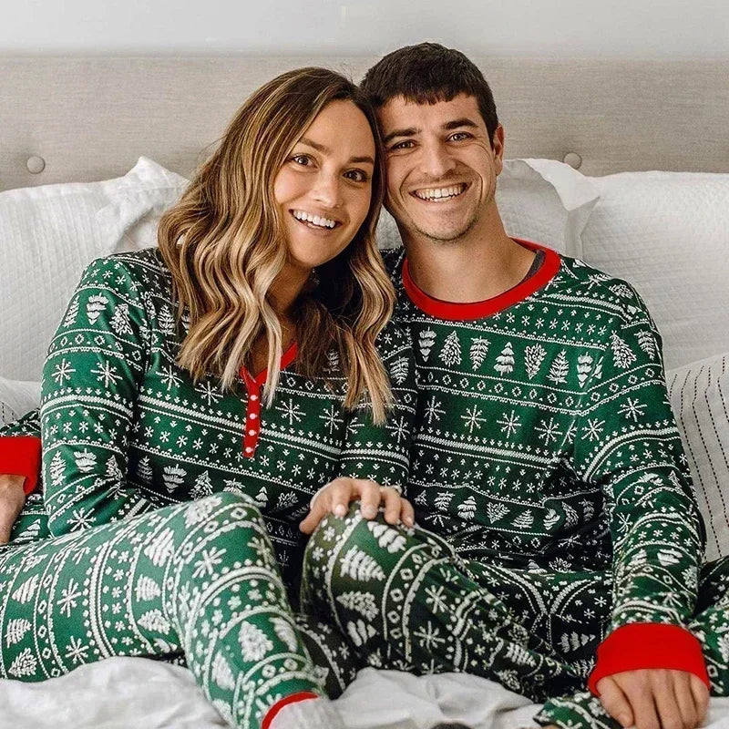 Women Men Boys Girls Christmas Pajamas Set