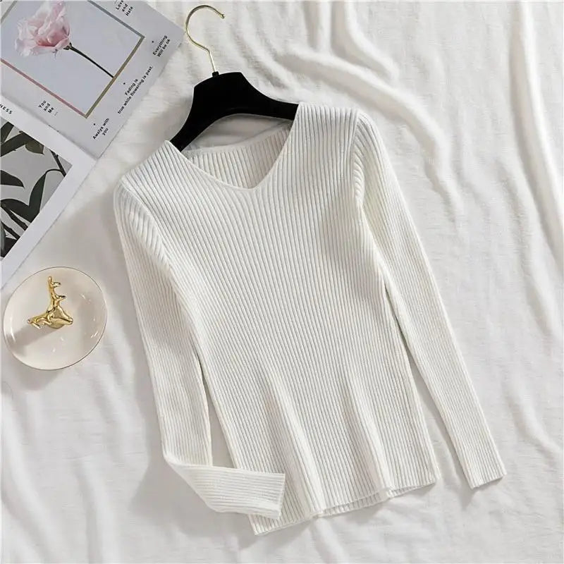 Long Sleeve Knitted Pullovers