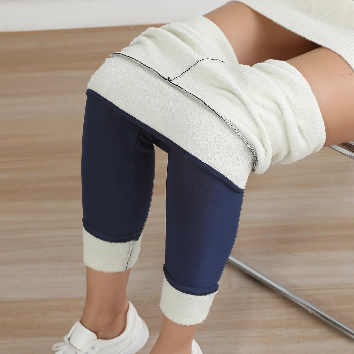 Velvet Leggings High Waist