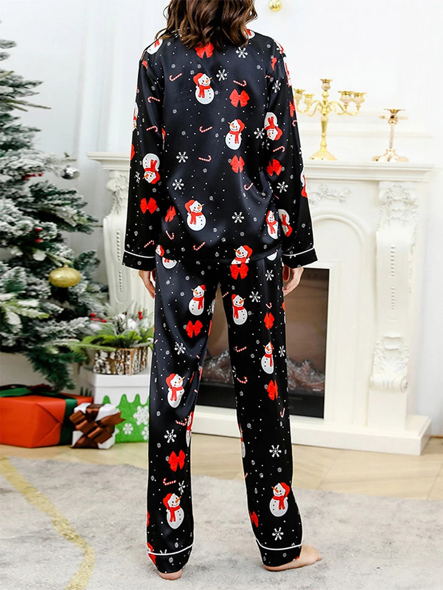 Gift 2 Piece Pajamas Set Long Sleeve