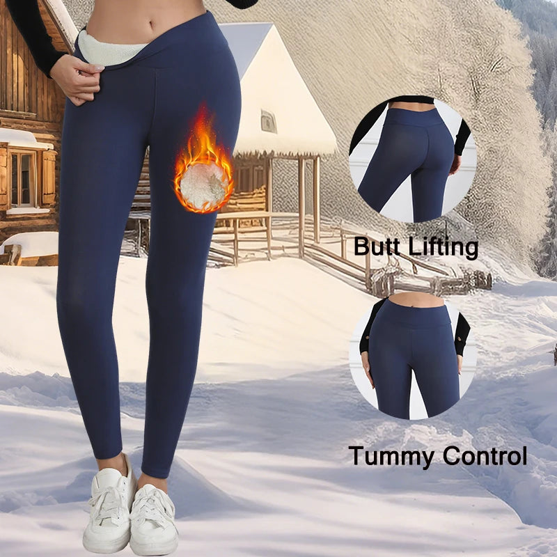 Velvet Leggings High Waist