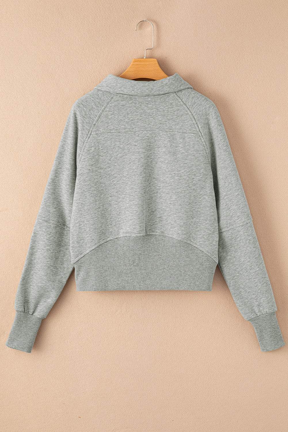 Chic Comfort Half-Zip Pullover – Heather Gray