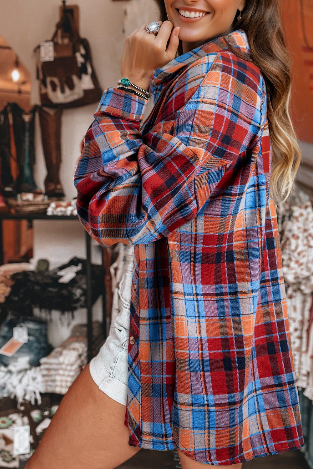 Plaid Perfection Button-Up Shacket