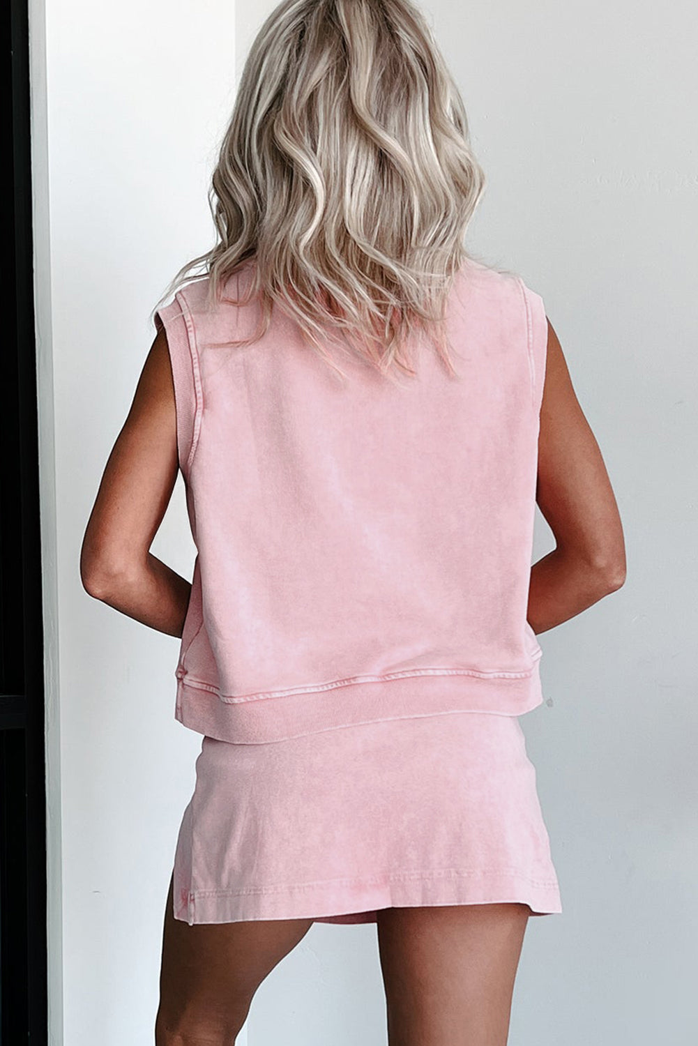 Myosotis 2 Pieces Split Skirt Set