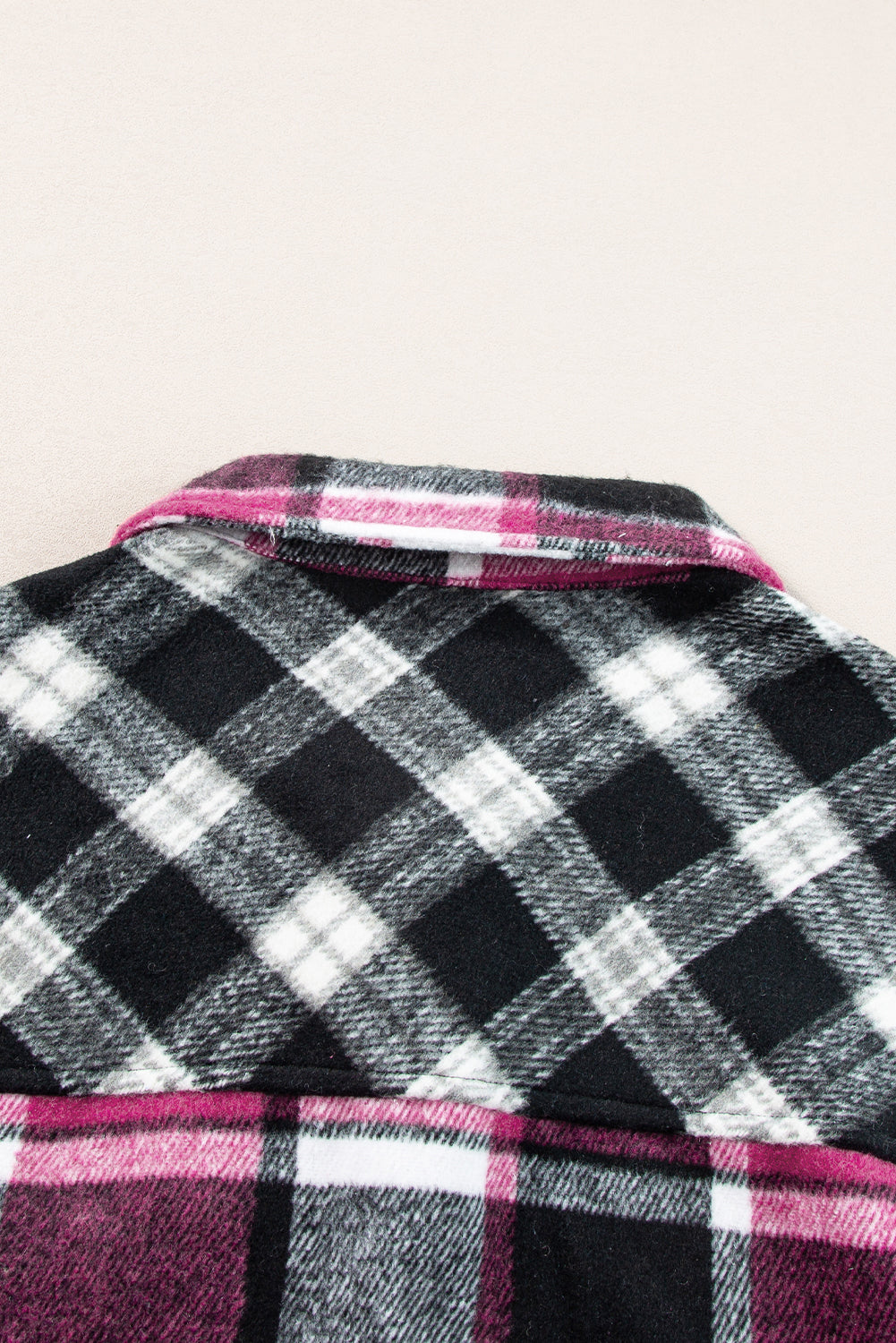 Black Plaid Colorblock